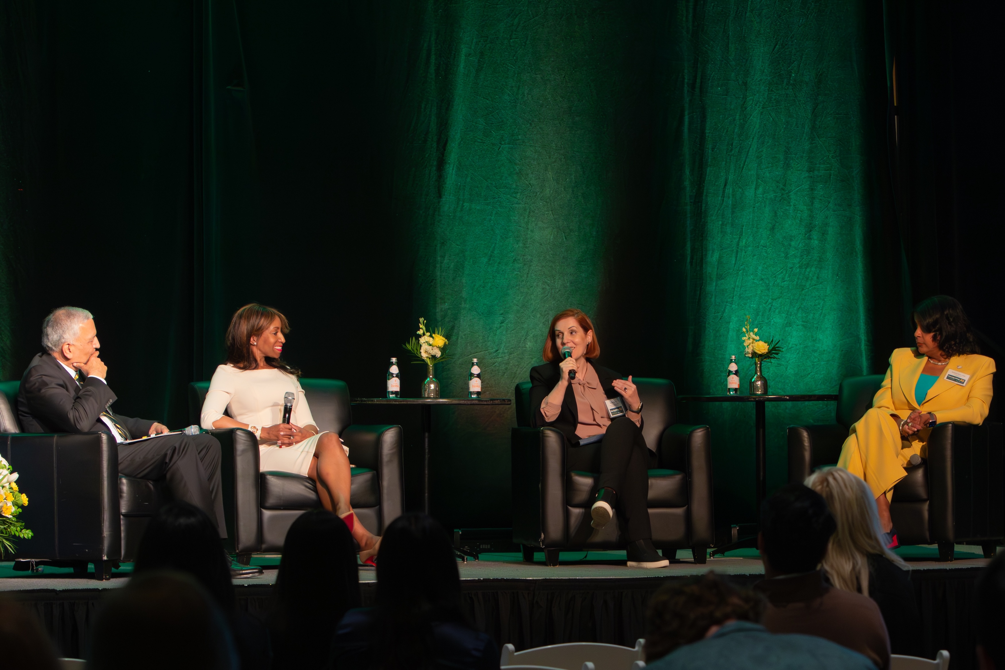 (left to right) Dean Ajay Vinzé, Tasha Austin-Williams, Guylaine Sainte Juste, Amarda Shehu