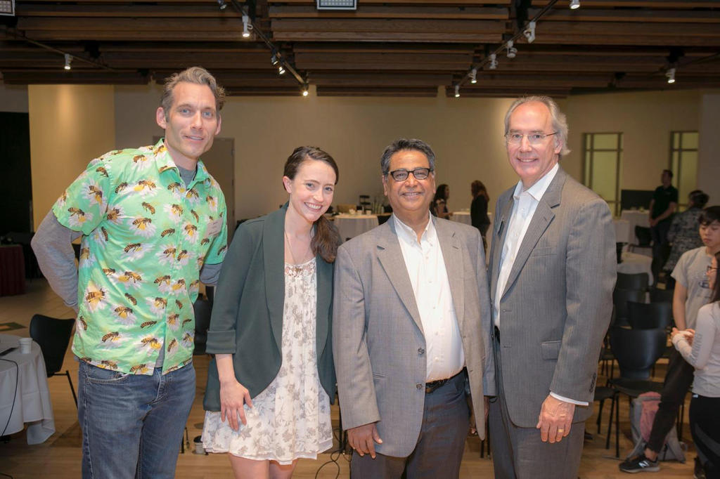 Part of the CIE Mason team at the Business of Well-Being Pitch Competition, Photo by John Boal Photography